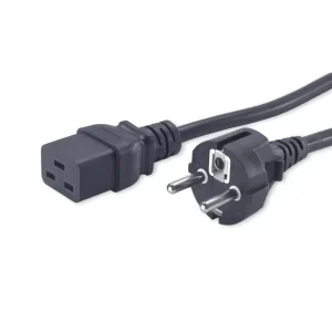 Cable de alimentación, C19 a CEE/7 Schuko, 2,5m