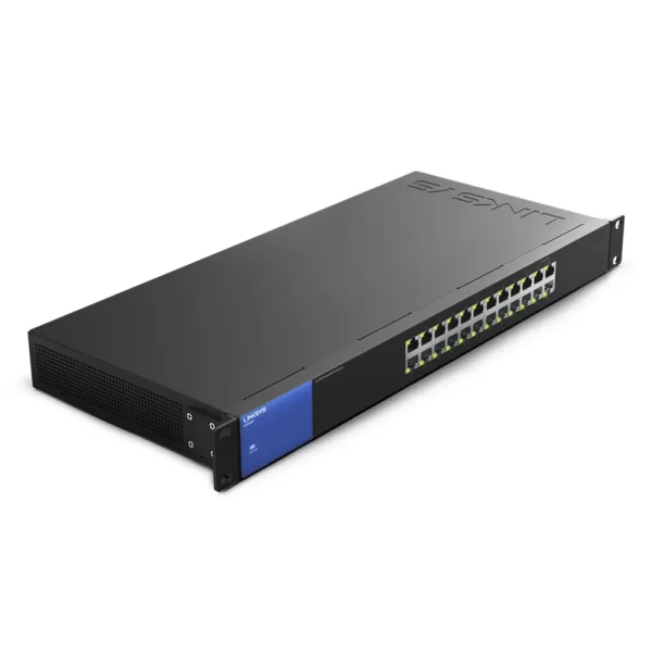 24 Port Gigabit Switch Metalic