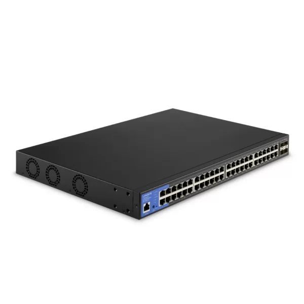 48-Port Manager Gigabit PoE+4 SFP 10G Budget (740W)