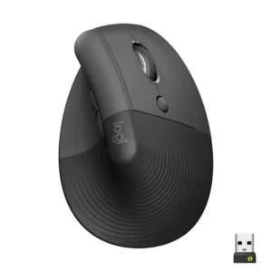 Logitech Lift Vertical Ergonomic Mouse (Graphite)