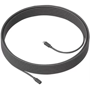 CABLE DE EXTENSIÓN LOGITECH de micrófono MeetUp 10mtrs - GRAPHITE