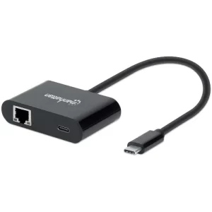 Adaptador de red USB-C a Gigabit con puerto de suministro de energía