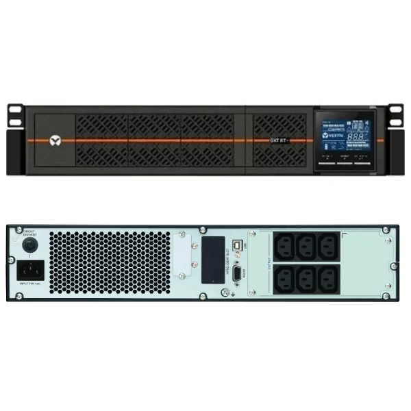 Liebert GXT RT+ Online UPS 1500VA/1350W 230V, (6) IEC outlets