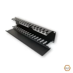 ORGANIZADOR DE CABLE 2U C/TAPA