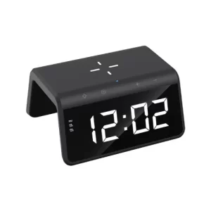 RELOJ CON ALARMA 6 EN 1 NEGRO