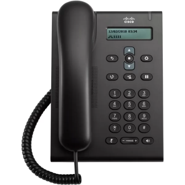 Cisco Unified SIP Phone 3905  Charcoal  Standard Handset