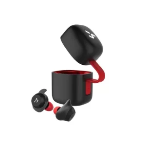 AUDIFONOS BLUETOOTH NEGRO ROJO