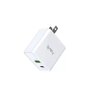 CARGADOR HAVIT BLANCO PD20W+QC3.0