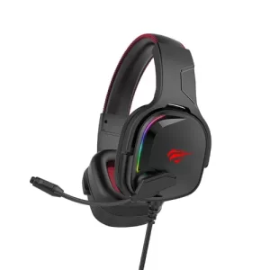 AUDIFONO GAMER NEGRO+ROJO