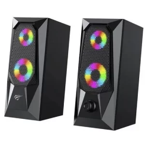 PARLANTE USB 2.0 NEGRO CON RGB