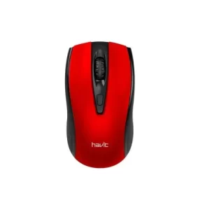 MOUSE INALAMBRICO NEGRO+ROJO