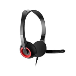 AUDIFONOS CABLEADOS NEGRO-ROJO