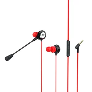AURICULAR GAMER COLOR ROJO/NEGRO