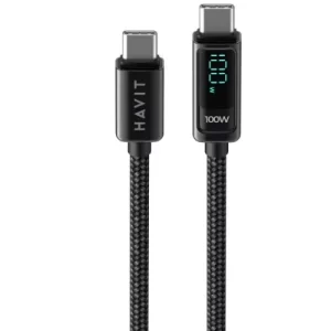 CABLE DE CARGA TIPO C A TIPO C DISPLAY