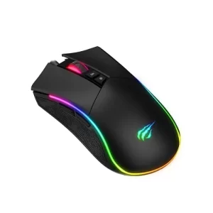 MOUSE GAMER RGB COLOR NEGRO + OCRE