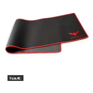 MOUSE PAD NEGRO DE TELA Y CAUCHO