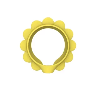 FUNDA DE SILICONA FLOR AMARILLO