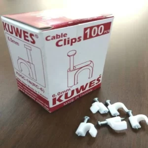 CLIP PARA SUJECION DE CABLE NEGRO