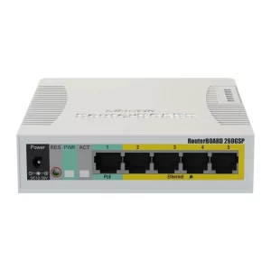 SOHO SWITCH GIGABIT POE RB260GSP
