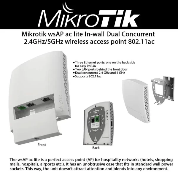 WSAP AC LITE C/ ROUTER OS L4 INTERNACION