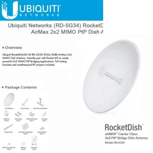 ROCKET DISH 34DBI *5GHZ