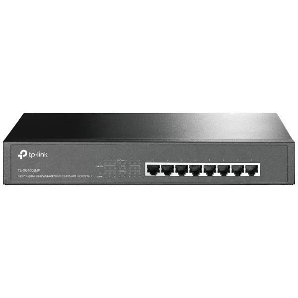 SWITCH POE+*8 PUERTOS GIGABIT