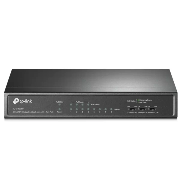 SWITCH POE DE 8 PUERTOS *4 SON POE