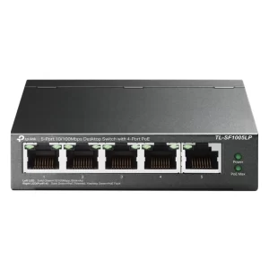 SWITCH DE 5 PUERTOS POE*10/100MBPS*