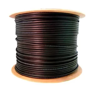 CABLE UTP CAT 5E (ALEACION) NEGRO OUTDOO