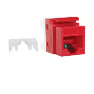 CONECTOR DE RED*CAT6*COLOR ROJO