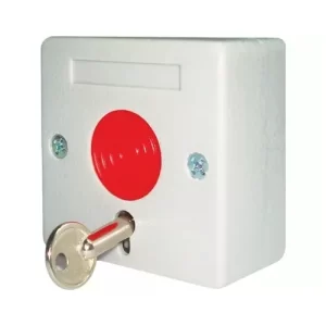 BOTON DE EMERGENCIA CON LLAVE