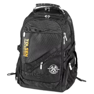 MOCHILA NYLON COLOR NEGRO