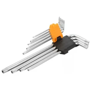 SET DE 9 LLAVES HEXAGONALES EXTRALARGO