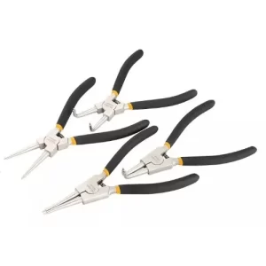 SET DE 4  ALICATES DE PINZA  7"