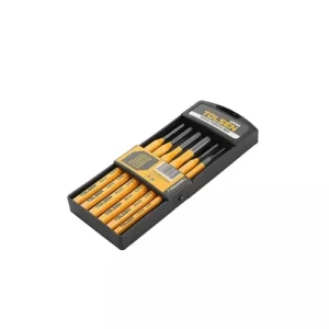 SET DE 6 UNID DE PUNZONES PARA MADERA