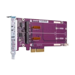 Dual M.2 22110/2280 SATA SSD expansion card (PCIe Gen2 x2)