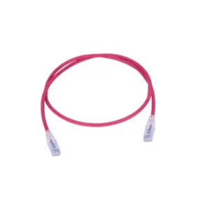 Patch Cord S/FTP RJ-45, 4 Pares, Cat.6A, LSOH Z-MAX 0.90m. Rojo.