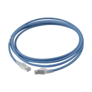 Patch Cord S/FTP RJ-45, 4 Pares, Cat.6A, LSOH Z-MAX 3.0m. Azul.