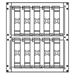 CC FRAME,FULL SIZE,8 BRACKET, NO SPOOLS,S89D BRACKETS
