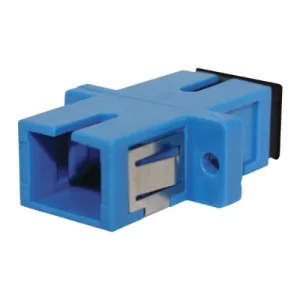 Conector FO Multimodo Duplex con Capuchas Blanco y Azul