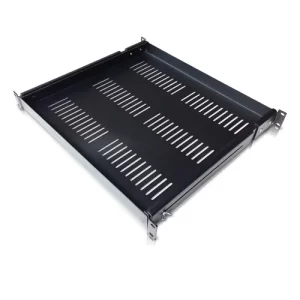 Bandeja 1-RU 19"x 406mm,105Kgs. Negra