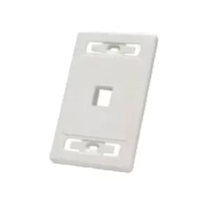 Placa Multimedia 1 modulo Simple  Blanco