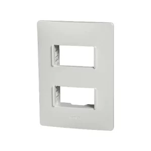 Placa Multimedia 2 modulo Simple  Blanco
