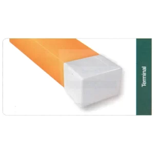 Tapa Final 100x40 Color Blanco