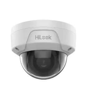 HIKVISION HiLook Series / Cámara Domo IP 2 Megapixel / 30 mts IR / Exterior IP67 / IK10 / dWDR / PoE / Lente 2.8 mm / No incluye fuente de poder