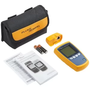 MicroScanner PoE: Mapeo y longitud de cableados UTP/FTP, detección 10/100/1G/10G, Clase PoE, generación de tonos, pantalla digital. Incluye estuche.