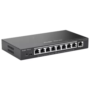 Switch Ruijie modelo ES209GC-P con 8 Puertos 10/100/1000 PoE+ 120W, Rackeable y 1 Uplinks 1G Cobre, Smart