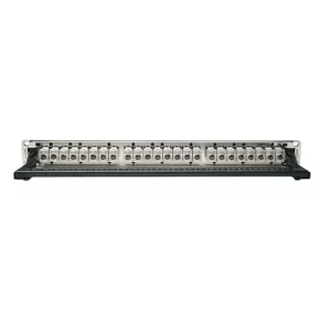 Patch Panel 24 puertos modular Cat 6 UTP, incluye jacks (color blanco)