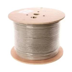 Cable FTP Sólido 4P Cat6A 23AWG LSZH Gris (Rx305mt)