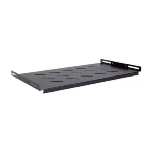 Bandeja fija de 4 apoyos para gabinetes de 600mm de profundidad, 1RU (no incluye tornillos)